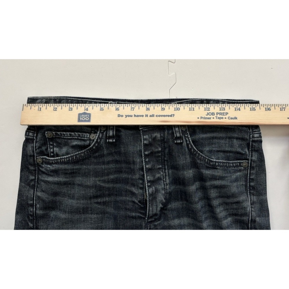 RAG & BONE Jeans Mens Fit 2 Slim Whiskered Distressed Indie- 30x32 Ainsley Dark - Picture 10 of 11